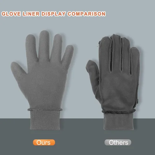 Miniatura 3 de ihuan Guantes de invierno para hombres y mujeres, guantes cálidos impermeables para clima frío, guantes térmicos para pantalla táctil para correr