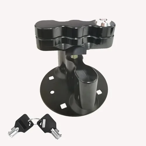 Cerradura de montaje RX-LOX-PM 1 paquete con llaves Compatible con contenedor de agua estándar Rotopax, paquete de gasolina, caja de almacenamiento,
