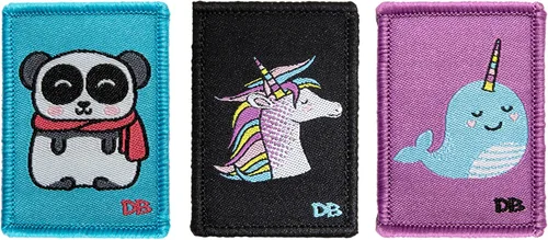Miniatura 5 de Dime Bags Parches intercambiables Parches para personalizar bolsas de diez centavos (banana, paleta, sandía)