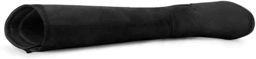Miniatura 4 de Allegra K Botas altas hasta la rodilla con cremallera lateral y tacón grueso para mujer