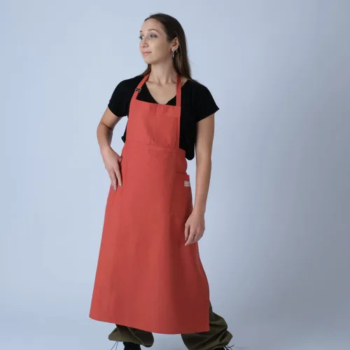 Miniatura 7 de makemake Tools Split-Leg Waterproof Unisex Pottery Apron for Pottery Artist Ceramic Coveralls Claypron Florist Gown