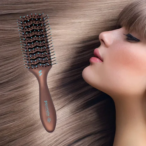 Miniatura 3 de Spornette Ion Fusion Vent Brush 176 Bundle con limpiador de cepillo para el cabello