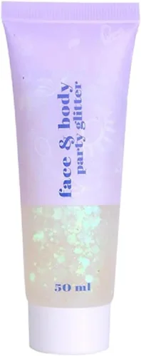 Miniatura 10 de Brillantina para la cara azul, traje de neón brillante, para fiesta, lentejuelas holográficas, maquillaje en gel con purpurina corporal (01# azul)