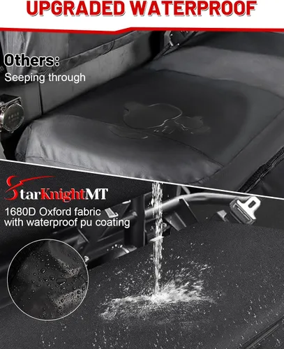 Miniatura 2 de StarknightMT Funda de Asiento de Banco Mule Compatible con Kawasaki Mule 600/610 2005-2016 y Mule SX 2017-2023, Accesorio Funda de Asiento UTV