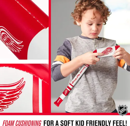 Miniatura 4 de Franklin Sports NHL Team juego de palos de hockey blandos mini - Palo y pelota de espuma de mini hockey blandos del equipo NHL - Gran juguete