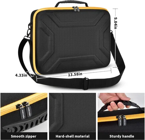 Miniatura 3 de ANKHOH Funda para sierra de calar DEWALT 20V MAX XR DCS334B, bolsa de herramientas eléctricas para sierra de habilidad, batería y accesorios de Negro
