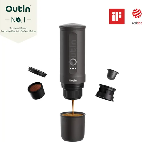 Miniatura 2 de OutIn Nano Máquina de café espresso eléctrica portátil con vaso de viaje