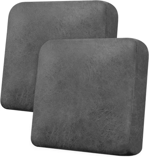 Miniatura 77 de Funda de cojín para sofá con aspecto de cuero, 1 unidad, elástica, para sala de estar, funda de cojín individual para sofá, protector de asiento