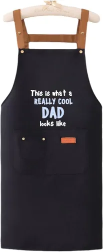 Miniatura 10 de Cooking is Love Made Visible Delantal Impermeable Delantal de Lona Delantal Chef BBQ Decoración para Asar