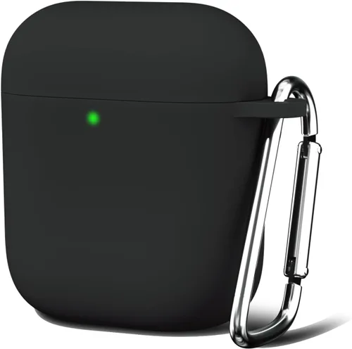 Miniatura 30 de Oakxco Funda de silicona para Airpods 3, bonita funda rígida femenina para Airpods de 3ª generación con llavero, gel de goma colorido suave de TPU