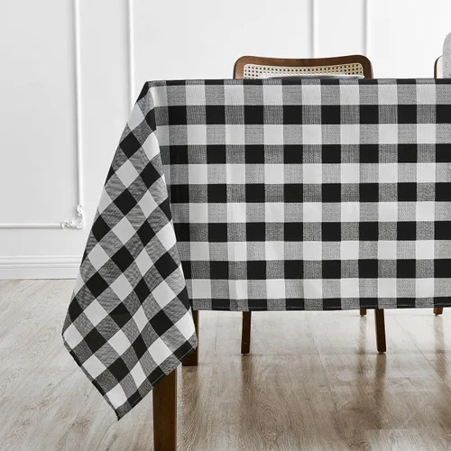 Miniatura 34 de BALCONY & FALCON Mantel Rectangular Estilo Jacquard Resistente al Agua Cubierta de Mesa para Comedor Cocina Café Fiestas y Uso al Aire Libre