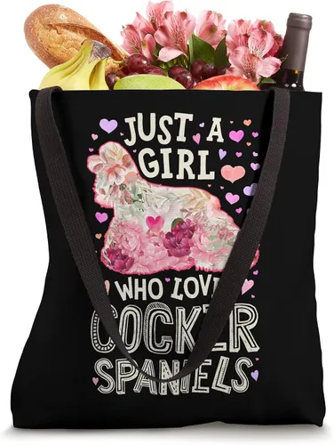 Miniatura 4 de Just A Girl Who Loves Cocker Spaniels - Bolsa de mano