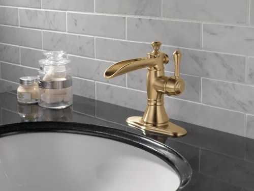 Miniatura 7 de Delta 598LF-MPU llave para baño de amplio alcance, con montaje de drenaje emergente, 598LF-CZMPU