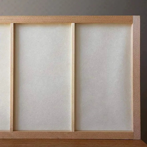 Miniatura 2 de ONAO Shoji - Rollo de papel (11 x 118 pulgadas), papel de repuesto para pantalla Shoji, Shoji Gami japonés, fabricado en Japón, blanco natural