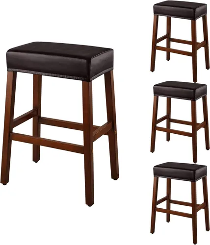 Miniatura 39 de YISUN Fundas de taburete rectangulares, paquete de 2 fundas elásticas impermeables para asiento de silla de montar, taburetes de bar, sillas de bar