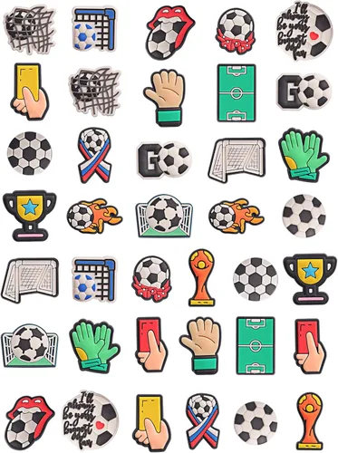Dijes deportivos para zapatos de cocodrilo, béisbol, sóftbol, fútbol, baloncesto, croc, dijes para niños, niñas, mujeres y hombres