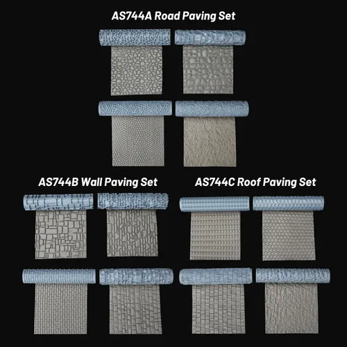 Miniatura 6 de Set de rodillos de terreno para modelado de espuma – Construye impresionantes techos para paquetes de terreno DND, bloques de construcción