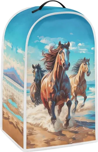 Miniatura 24 de Upetstory Funda antipolvo para licuadora de vaca, estilo bohemio, azteca, para cafetera, electrodomésticos, resistente a las manchas, lavable