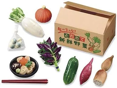 Miniatura 6 de Re-Ment Regalos de declaración de impuestos de la ciudad natal en miniatura Japan Foods Juego completo de 8 paquetes de Rement