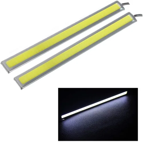 Miniatura 14 de BININBOX Luces LED COB superbrillantes de 6 W para coche de 12 V para conducción de niebla DRL luz diurna lámpara impermeable delgado paquete de 2