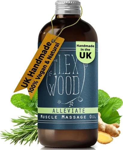 Miniatura 7 de The Ilex Wood - Aliviar - Aceite de masaje muscular natural vegano, hecho a mano - 3.38 fl oz (3.4 fl oz)