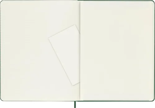 Miniatura 6 de Cuaderno Moleskine, extragrande, a rayas, verde mirto, tapa dura (7.5 x 9.75).