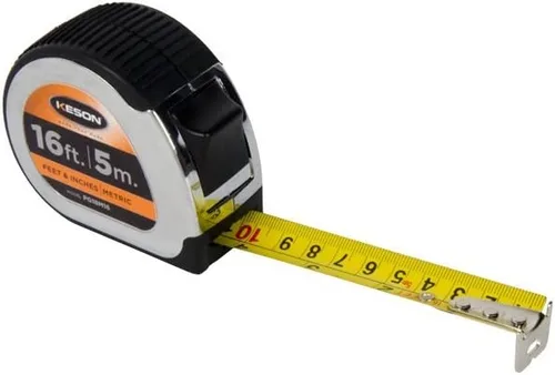 Miniatura 3 de Keson Cinta métrica, 5/8 pulgadas x 12 pies, cromo/negro (PG1812)