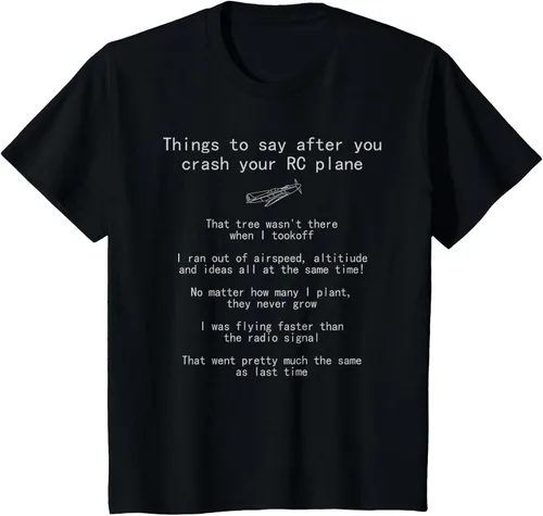 Miniatura 41 de Cosas que decir cuando te estrellas con tu camiseta RC Plane hobby