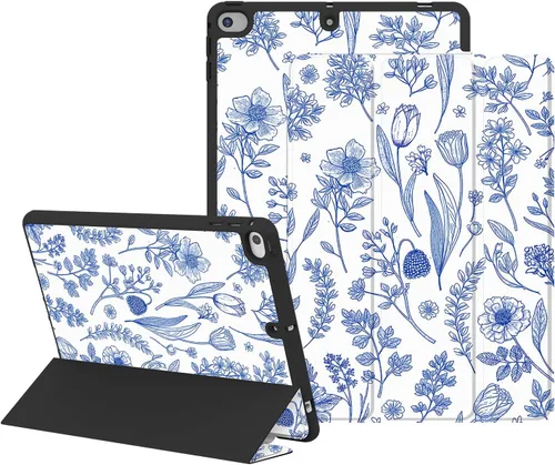 Miniatura 19 de Funda para iPad de 6ª/5ª generación de 9.7 pulgadas (2018/2017), iPad Air 2 y 1 (2014/2013), funda protectora con soporte para lápices, funda