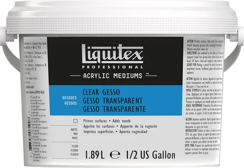 Miniatura 17 de Liquitex Basics Tubo mediano de Gesso para aplicación en superficies, 8.5 onzas, Blanco, 16 onzas