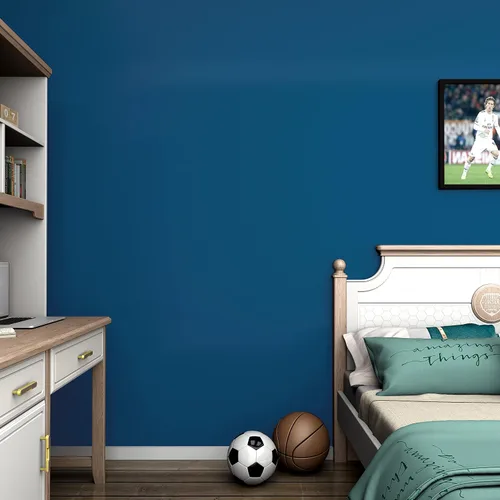 Miniatura 4 de Decotalk Papel adhesivo azul para encimeras, papel adhesivo azul marino, impermeable, para despegar y pegar, papel tapiz para gabinetes, papel tapiz