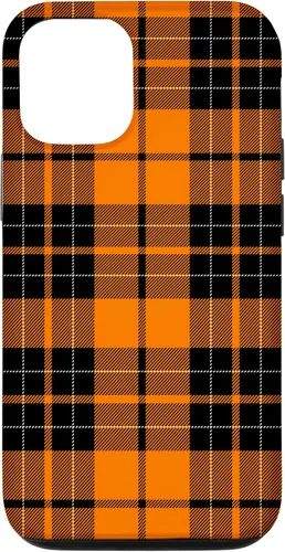Miniatura 27 de Otoño cuadros naranja y negro patrón patrón caso para iPhone 17