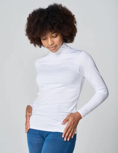 Miniatura 5 de LAPASA Women Mock Neck Thermal Underwear Top Undershirt Lightweight Midweight Fleece Lined Long Sleeve Base Layer L87L89