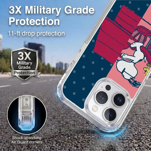 Miniatura 3 de Head Case Designs Funda de gel con licencia oficial de Peanuts Snoopy & Woodstock Halfs and Laughs [protección de grado militar] compatible