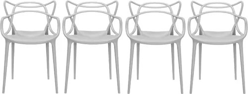 Miniatura 11 de 2xhome Silla de comedor moderna Silla auxiliar apilable para interiores o exteriores Plástico resistente a la intemperie para cocina, patio
