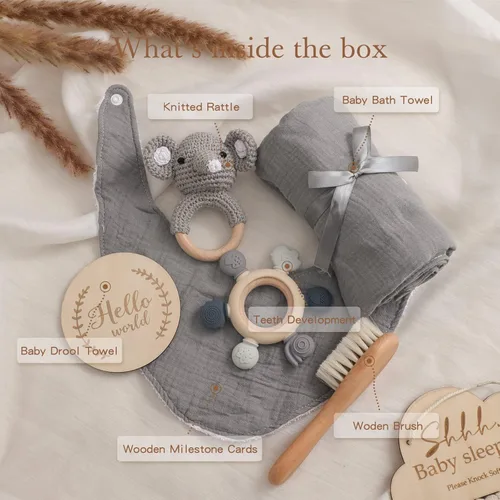 Miniatura 2 de EERKEOD Set de Regalo para Bebé para Recién Nacido Set de Regalo para Bebé Nuevo - Elementos Esenciales para Bebé Recién Nacido Set de Baño