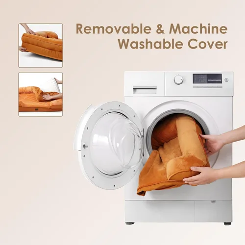 Miniatura 172 de EHEYCIGA – Cama ortopédica impermeable para perros pequeños, de espuma viscoelástica tipo caja de huevos, con bordes elevados y base antideslizante
