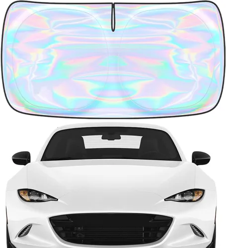Miniatura 81 de Parasol para parabrisas Rivian R1S R1T 2022-2026 – Parasol compatible con Rivian R1S R1T plegable para ventana delantera, protector de visera solar