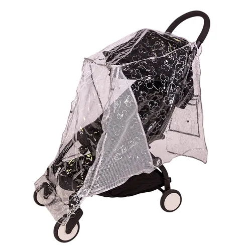 Disney Baby by J.L. Childress - Funda de lluvia para cochecito, poncho para cochecito, accesorios para cochecito de bebé, ajuste universal,