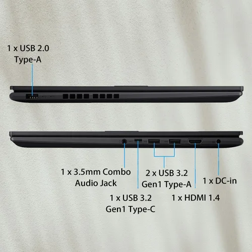 Miniatura 6 de ASUS Vivobook 16 2021, procesador Intel, 16 GB de RAM, SSD de 2 TB, Windows 11 Home, negro