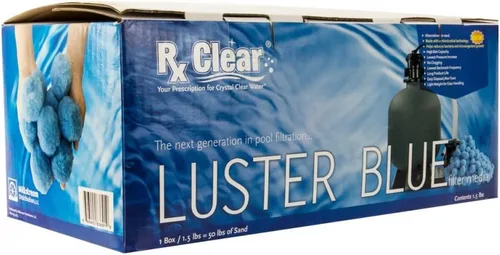 Miniatura 2 de Rx Clear Filtro de brillo blanco para filtros de arena de piscina, alternativa a la arena y el vidrio filtrante, tecnología especial que ayuda a