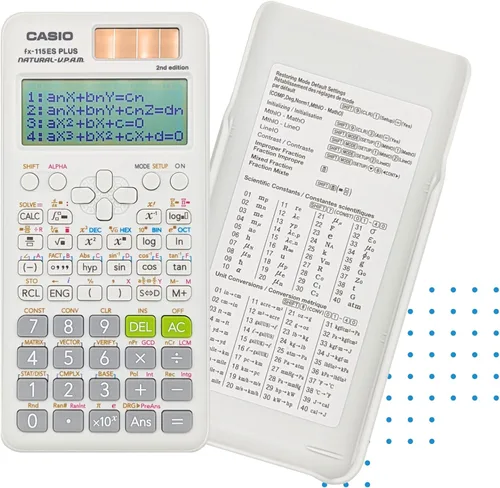 Miniatura 2 de Casio fx-115ES Plus 2ª edición – Calculadora científica avanzada Más de 280 funciones, pantalla Natural Textbook Display℠ Ideal