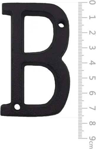Miniatura 17 de BetLight Letras de Dirección de Casa - Números Innovadores de Hierro Forjado de 3 Pulgadas de Altura, Letras Vintage para Buzón de Metal Moldeado a
