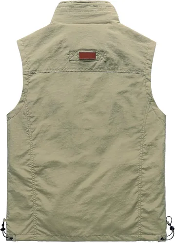 Miniatura 4 de Duyang - Chaleco de safari para hombre ligero y de secado rápido