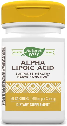 Miniatura 9 de Nature's Way Ácido alfa lipoico, apoya la función nerviosa saludable*, 600 mg por porción, 60 cápsulas