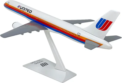 Miniatura 2 de United (76-93) 757-200 Escala 1:200 - Modelo de avión de plástico a presión - Réplica coleccionable de aviones United Airlines - Parte #