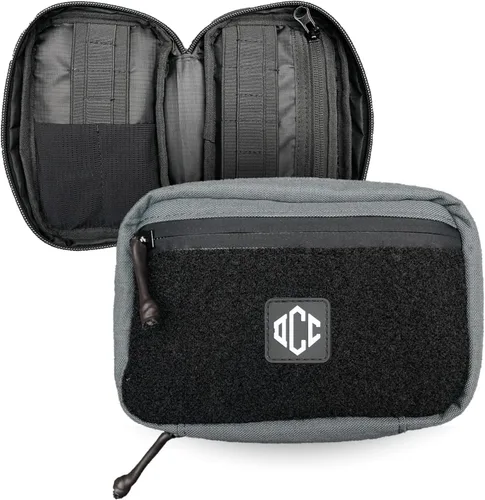 DAILYCARRYCO EDC - Bolsa organizadora de herramientas de transporte diario con múltiples bolsas, equipo esencial EDC Gris