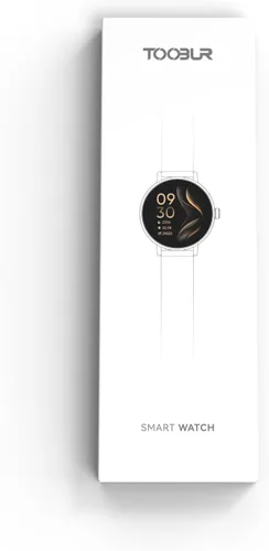 Miniatura 11 de TOOBUR Reloj inteligente para mujer con dos bandas, reloj de seguimiento de fitness, monitor de frecuencia cardíaca, contador de pasos, compatible