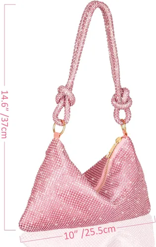 Miniatura 3 de Covelin Bolso de mano de diamante brillante de moda para mujer