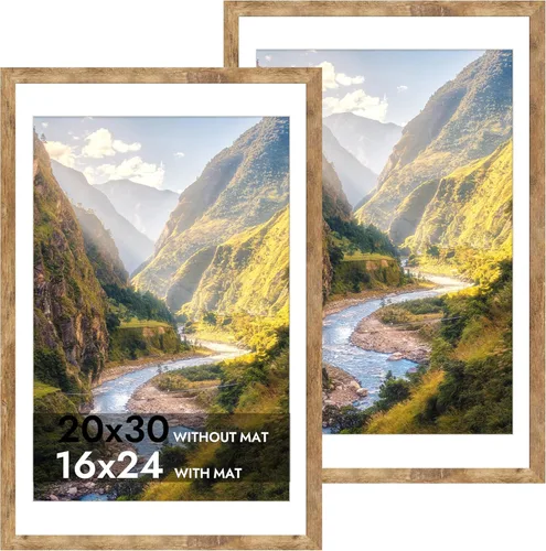 Miniatura 56 de iRahmen - Juego de 2 marcos de fotos de 4 x 6, marco de madera negro con cristal de alta definición, para mostrar fotografías de 3.5 x 5